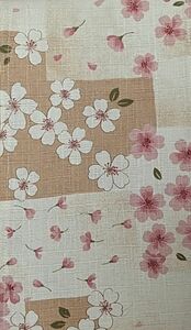 半襟　半衿　和柄　さくら　桜　花柄　普段着物に　ハンドメイド