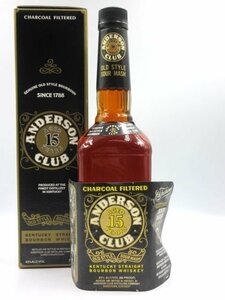 ★■【未開栓】ANDERSON CLUB 15年 アンダーソン クラブ バーボン ウイスキー 750ml 43% 古酒