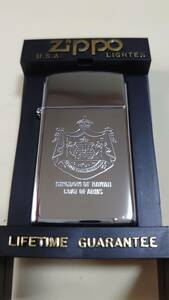 新品未使用品 ZIPPO #1610 slim COAT OF ARMS-5 (1991)