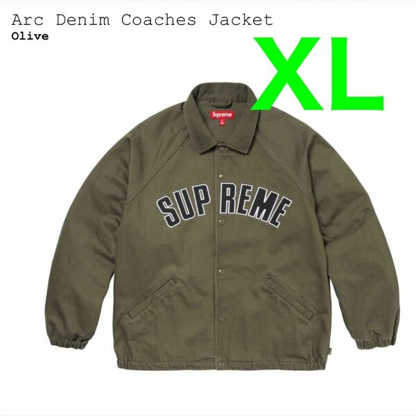 Supreme ARC Denim Coaches Jacket Oliveシュプリーム ARC デニム コーチ ジャケット オリーブ XL 希少サイズ 30th 国内正規品