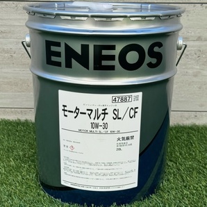 【送込6,980円】ＥＮＥＯＳ ｏｒ 出光 ガソリン・ディーゼル兼用油 ＳＬ/ＣＦ １０Ｗ-３０ ２０Ｌ缶の画像1