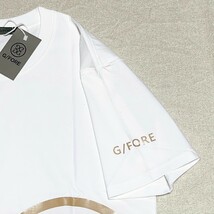 新品　ジーフォア　ゴルフ　半袖Tシャツ　ホワイト　ｌ　G/FORE　メンズ_画像5