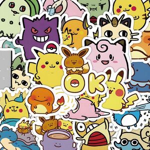 防水フレークシール ポケモンピカチュウ ポケットモンスター　120枚AB