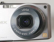 【極上美品】Panasonic パナソニック コンパクトデジタルカメラ LUMIX DMC-FX100 ブレードシルバー_画像2