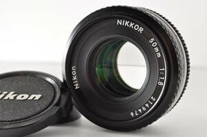 【極上美品】 Nikon ニコン ＮIKKOR 50mm 1:1.8 Ai-s パンケーキ 単焦点レンズ #L108