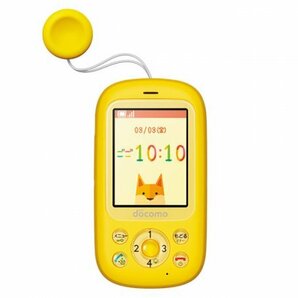 新品未使用 ドコモ docomo キッズケータイ F-03J イエロー 白ロム 3Gの画像4