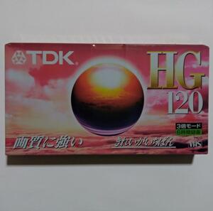 ビデオテープ　VHS　TDK HG120