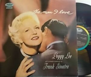 ３枚で送料無料【英Capitol mono】Peggy Lee with Orchestra Conducted by Frank Sinatra/The Man I Love