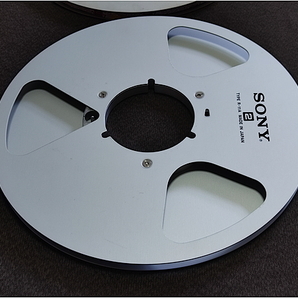 SONY R-11A 10号メタルリール オープンリール 2本セット 1本テープ付 1円スタートの画像9