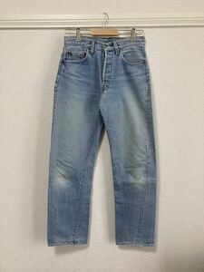 80s Levis リーバイス 501 赤耳 デニムパンツ ジーンズ 524 USA製 アイスブルー ビンテージ W30L34☆70s 60s 505 517 66前期 BIGE XX 