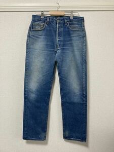 80s Levis リーバイス 501 デニムパンツ 黒カンヌキ 内股シングル ジーパン ビンテージ W36L36☆70s 60s 505 赤耳 66前期 BIGE XX 大戦