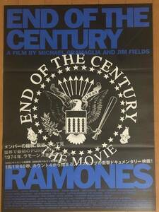 v674 映画ポスター END OF THE CENTURY エンド・オブ・ザ・センチュリー ラモーンズ The Ramones 青