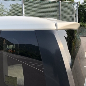 HighWorks LA800系 ムーヴキャンバス ルーフスポイラー 日本製エアロ           Roofspoiler ムーブ ウィング テールゲート リヤの画像7