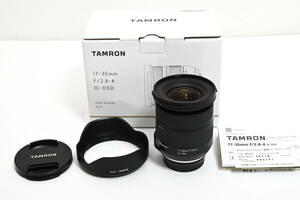 ■美品　タムロン　超広角17-35mm F2.8-4 Di OSD (Model A037) ニコンFマウント　ＦＸフルサイズ用