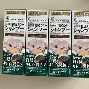 白髪用 利尻カラーシャンプー 200ml ダークブラウン