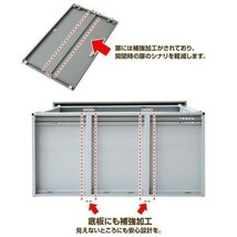 スチール物置 屋外 おしゃれ 幅90奥行45高さ84cm 収納庫 物置 物置き ストッカー ベランダ収納 ベランダ バルコニー ガレージ YT329_画像9