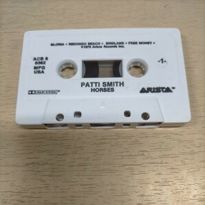 Patti Smith パティスミス Horses カセットテープ◎中古/再生未確認/ノークレームで/現状渡し/ケース等スレ少傷み/US盤の画像5