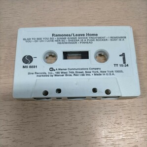 RAMONES ラモーンズ LEAVE HOME カセットテープ◎中古/再生未確認/ノークレームで/現状渡し/ケース等スレ少傷み汚れの画像5