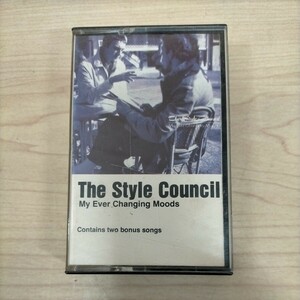 The Style Council スタイル・カウンシル MY EVER CHANGING MOODS カセット◎中古/再生未確認/ノークレームで/現状渡し/ケースひび割れ