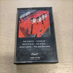 KRAFTWERK クラフトワーク THE MAN MACHINE カセット◎中古/再生未確認/ノークレームで/現状渡し/ケース傷スレ/テクノ/名盤