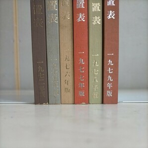 国鉄車両配置表 6冊セット/1972,1975,1976,1977,1978,1979年 鉄道図書刊行会〇古本/全体的に経年による傷みヤケスレ汚れシミ有の画像2