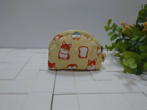 ★★★ ハンドメイド 　ミニポーチ 【　コーギー　】★★★