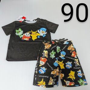 ポケモン　パジャマ　黒　90