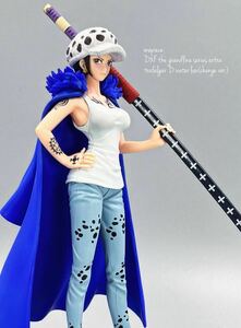 リペイント 瞳レジン加工ワンピース トラファルガー・ロー フィギュア onepiece DXF the grandline series extra 一番くじ 女