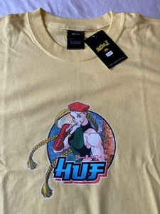 M（us)即決　新品未使用 HUF & STREET FIGHTER II CAMMY S/S TEE キャミー　ストリートファイターII 