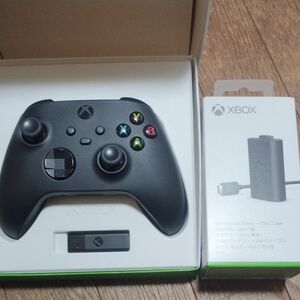 Xbox ワイヤレス コントローラー + ワイヤレス アダプタ バッテリー