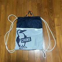 CHUMS チャムス　ナップサック ランドリーバッグ　ジムサック シューズケース サイズ48cm×39cm袋 リュックサック _画像1