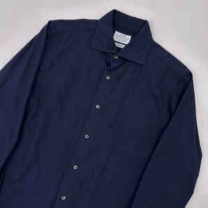 UNITED ARROWS slim fit ユナイテッドアローズ 長袖 シャツ メンズ/M/ネイビーの画像2