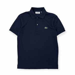 LACOSTE SPORT ラコステ スポーツ ドライ 半袖 ポロシャツ ワニ 鹿の子 サイズ3/ネイビー系 ゴルフ