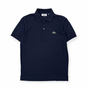 LACOSTE SPORT ラコステ スポーツ ドライ 半袖 ポロシャツ ワニ 鹿の子 サイズ3/ネイビー系 ゴルフの画像1