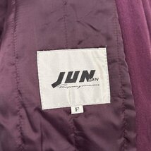レア!! vintage 70s 80s JUN MEN ジュンメン フード付き 中綿 ジャケット コート F フリーサイズ /紫/パープル/メンズ/日本製/ビンテージ_画像5