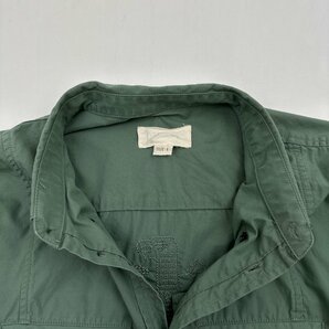 DIESEL ディーゼル 長袖 コットン デザイン シャツ ミリタリーシャツ Lサイズ/グリーン系 緑系/メンズの画像6