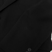 高級◆pierre cardin ピエールカルダン テーラードジャケット 96-90-165 (96 BB4) / メンズ 黒 ブラック /カインドウェア /日本製/背抜き_画像5
