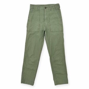 baker pants ベイカーパンツ YKK社製 UNIVERSAL ZIP ユニバーサル ジップ サイズ 1 /ミリタリー カーキ テーパード