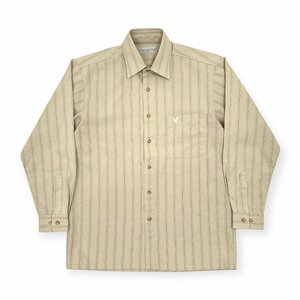 LYLE&SCOTT ライル＆スコット ストライプ 長袖シャツ Mサイズ / メンズ カジュアル ゴルフ