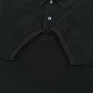 LACOSTE ラコステ CLASSIC FIT ワニ刺繍 鹿の子 半袖 ポロシャツ サイズ 3(FR) /黒/ブラック/メンズの画像6