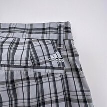 ゴルフ◆adidas GOLF アディダス チェック柄 ドライ ストレッチ ショート ハーフパンツ ショーツ ボトムス ( L ) /メンズ スポーツ/グレー_画像8