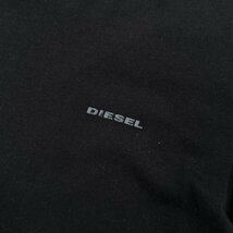 DIESEL ディーゼル 半袖 コットン Tシャツ カットソー 薄手 XSサイズ/黒 ブラック系/ディーゼルジャパン 男女でも_画像3
