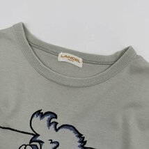 BIGキャラ刺繍!!◆LANCEL ランセル 半袖Tシャツ カットソー サイズ ( L ) / メンズ 紳士 ライカ 日本製_画像3