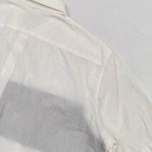 Calvin Klein カルバンクライン 切替 デザイン 比翼仕立て 半袖シャツ L/ホワイト/白/メンズ_画像8