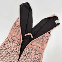 Pinko ピンコ レース デザイン ノースリーブ ワンピース サイズ 170/80A/ノースリーブ/ピンク_画像7