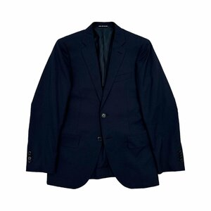 シルク混◆UNITED ARROWS green label relaxing ユナイテッドアローズ グリーンレーベル 背抜き テーラードジャケット 42/ネイビー/メンズ