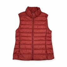 UNIQLO ユニクロ ウルトラライトダウン ダウンベスト サイズXL/大きいサイズ/赤 レッド系/レディース/m-78_画像1