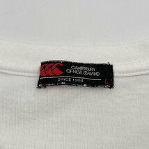 CANTERBURY カンタベリー カモフラ ロゴプリント 半袖 Tシャツ L /白/ホワイト/メンズ/ラグビー_画像4