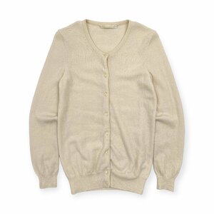 カシミヤ100%◆UNIQLO ユニクロ ニットカーディガン M / オフホワイト アイボリー レディース カシミア k-156