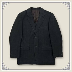International Gallery BEAMS ビームス モールスキン テーラードジャケット サイズ 46 / 黒 ブラック メンズ 日本製